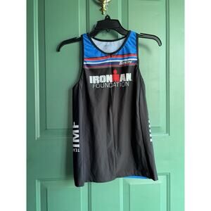 santini cycling jersey xl Excellent Condition Ironman Foundation